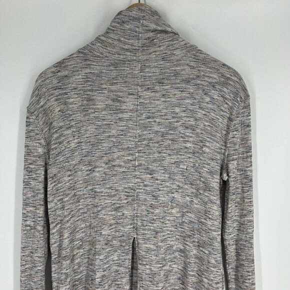 We The Free People Tunic Top Size Medium Stonecold Ribbed Split Back Turtleneck - Picture 5 of 8